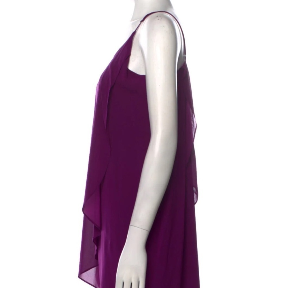 NWOT Alice + Olivia Purple Silk Mini Dress Size Small - Picture 3 of 10